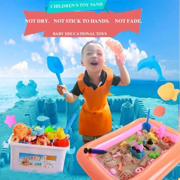 0589e5d7c92b1dba75c21da0e527e8cc.webp Play Set Sand Eco Dynamic Slime Toy Tools Castle Space Kids Diy for Kids