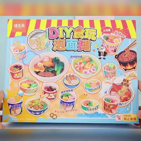 cn-11110105-6v5dk-mki7427e3mrm38_cover.webp DIY Mini Noodle Stall Craft Kit Pretend Play Instant Noodle Toy Set for Girls Role Playing Food Stand with Realistic Accessories