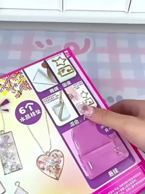 sg-11110105-6kiq9-m9v3e1r61xu725_cover.webp DIY Resin Craft Kit for Girls Shaky Fun Molds Crystal Glitter Epoxy Supplies Creative Educational Toy for Kids Students Young Crafters