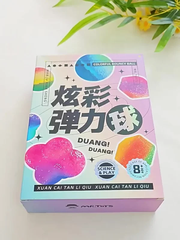 sg-11110105-6v8id-mg3gj4agesjwd9_cover.webp Glow in the Dark Bouncy Ball Kit DIY Elastic Craft Toy Hands On Science Experiment TPR Rubber Ball Making Set Fun Night Light Jumping Ball for Creative Play