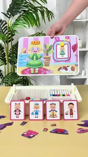 sg-11110105-6v9ay-mjzmsq43te6a44_cover.webp Kids Magnetic Face Puzzle Toy Educational DIY Facial Expression Matching Game for Toddlers 3 to 6 Years Old Boosts Cognitive Skills Creativity