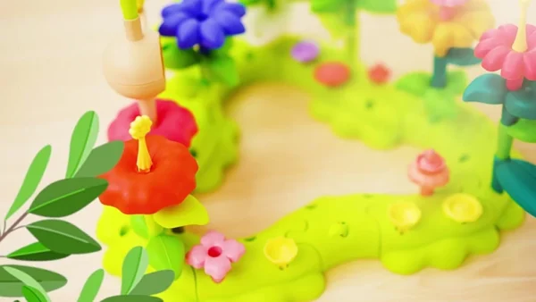 Building Block Flower Arrangement Toys for Early Childhood Education DIY Toys Garden Building Block Games