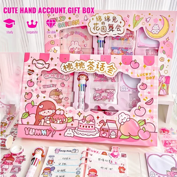 Spree Gift Box Korea Material Tape Decorative DIY Children Heart Sticker Handbook Cute Girl Pocket