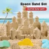 50PCS 2KG DIY Play Sand Set Kids Educational Toy Dynamic Eco Sand Castle Play Tools Kids Mainan Pasir Space Sand