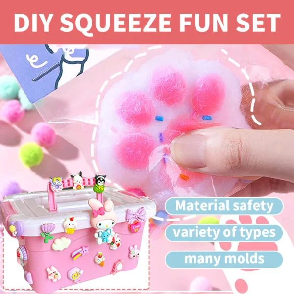 sg-11134201-7reop-m92gup1mvlwp4a.webp Pinch Music diy Material Package Slime Pinch Full Set Material Pinch Mold Homemade Handmade diy Children Toys