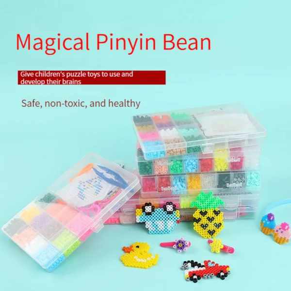 Colorful 3D Water Mist Magic Beads Handmade DIY Children Puzzle Toys  Handmade Magic Educational Toys For Kids