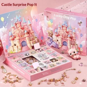 sg-11134201-8260l-mjo0bkpaaupv68.webp Kids Jewelry DIY Castle Kit Includes Necklace Components Princess Themed Craft Toy with Large Hole Beads for Safe Creative Play An Educational and Imaginative Gift