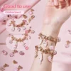 sg-11134201-8261q-mjo0bnf504jn7b.webp Kids Jewelry DIY Castle Kit Includes Necklace Components Princess Themed Craft Toy with Large Hole Beads for Safe Creative Play An Educational and Imaginative Gift